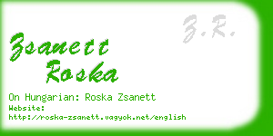 zsanett roska business card